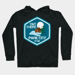 Out There Park City Cabin Blue Hoodie